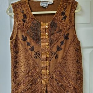 Embroided Tank Top